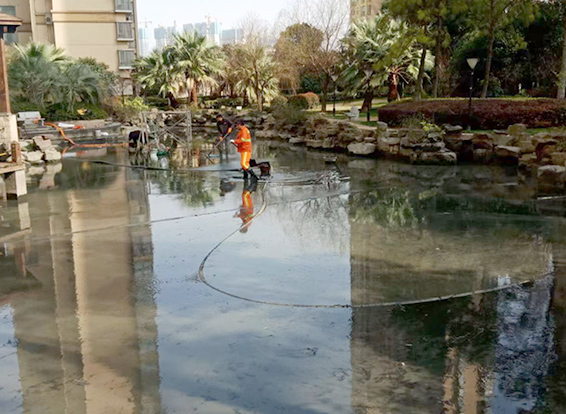 商洛景观池淤泥清理