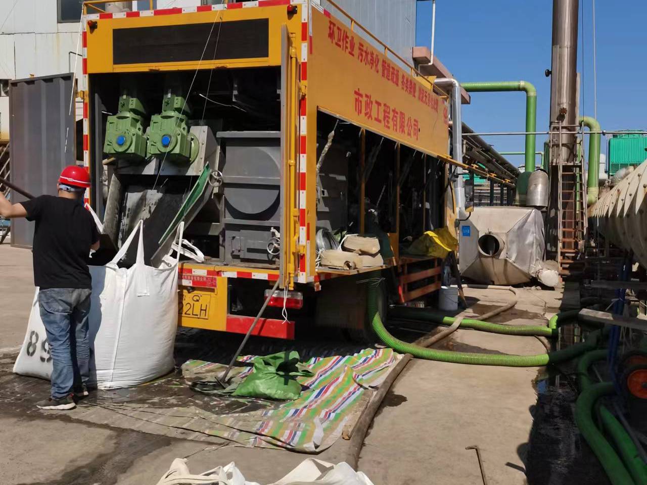 商洛淤泥压干处理